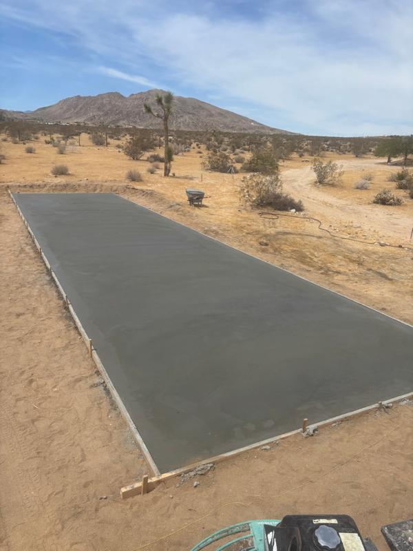 Large slab pour by Dig Deep Concrete